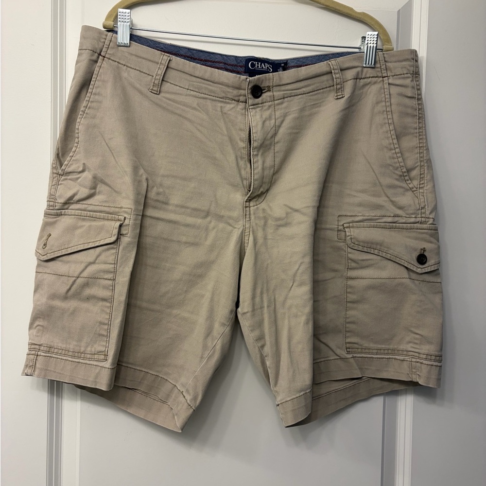 Chaps | Men's Khaki Cargo Shorts